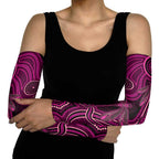Australia Breast Cancer Awareness Arm Sleeves Pink Dragonflies Aboriginal Art - Aussie Hoodie