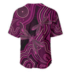 Australia Breast Cancer Awareness Baseball Jersey Pink Dragonflies Aboriginal Art - Aussie Hoodie