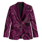 Australia Breast Cancer Awareness Blazer Pink Dragonflies Aboriginal Art - Aussie Hoodie