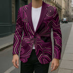 Australia Breast Cancer Awareness Blazer Pink Dragonflies Aboriginal Art - Aussie Hoodie