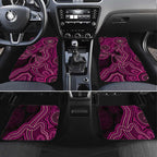 Australia Breast Cancer Awareness Car Mats Pink Dragonflies Aboriginal Art - Aussie Hoodie
