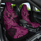 Australia Breast Cancer Awareness Car Seat Cover Pink Dragonflies Aboriginal Art - Aussie Hoodie
