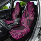 Australia Breast Cancer Awareness Car Seat Cover Pink Dragonflies Aboriginal Art - Aussie Hoodie