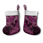 Australia Breast Cancer Awareness Christmas Stocking Pink Dragonflies Aboriginal Art - Aussie Hoodie