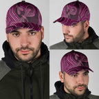 Australia Breast Cancer Awareness Classic Cap Pink Dragonflies Aboriginal Art - Aussie Hoodie