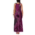 Australia Breast Cancer Awareness Family Matching Tank Maxi Dress and Hawaiian Shirt Pink Dragonflies Aboriginal Art - Aussie Hoodie