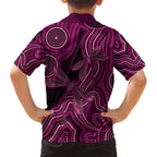 Australia Breast Cancer Awareness Hawaiian Shirt Pink Dragonflies Aboriginal Art - Aussie Hoodie