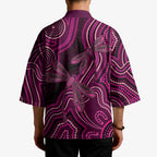 Australia Breast Cancer Awareness Kimono Pink Dragonflies Aboriginal Art - Aussie Hoodie