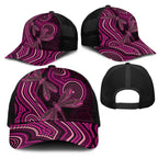 Australia Breast Cancer Awareness Mesh Trucker Cap Pink Dragonflies Aboriginal Art - Aussie Hoodie