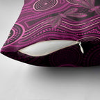 Australia Breast Cancer Awareness Pillow Cover Pink Dragonflies Aboriginal Art - Aussie Hoodie