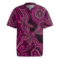 Australia Breast Cancer Awareness Rugby Jersey Pink Dragonflies Aboriginal Art - Aussie Hoodie