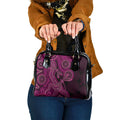 Australia Breast Cancer Awareness Shoulder Handbag Pink Dragonflies Aboriginal Art - Aussie Hoodie