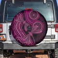 Australia Breast Cancer Awareness Spare Tire Cover Pink Dragonflies Aboriginal Art - Aussie Hoodie