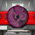 Australia Breast Cancer Awareness Spare Tire Cover Pink Dragonflies Aboriginal Art - Aussie Hoodie
