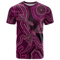 Australia Breast Cancer Awareness T Shirt Pink Dragonflies Aboriginal Art - Aussie Hoodie