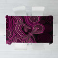 Australia Breast Cancer Awareness Tablecloth Pink Dragonflies Aboriginal Art - Aussie Hoodie