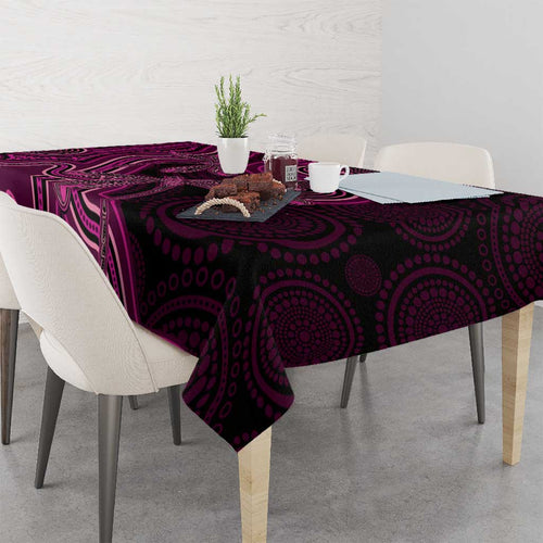 Australia Breast Cancer Awareness Tablecloth Pink Dragonflies Aboriginal Art - Aussie Hoodie