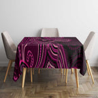 Australia Breast Cancer Awareness Tablecloth Pink Dragonflies Aboriginal Art - Aussie Hoodie