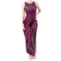 Australia Breast Cancer Awareness Tank Maxi Dress Pink Dragonflies Aboriginal Art - Aussie Hoodie