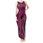 Australia Breast Cancer Awareness Tank Maxi Dress Pink Dragonflies Aboriginal Art - Aussie Hoodie