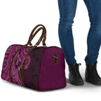 Australia Breast Cancer Awareness Travel Bag Pink Dragonflies Aboriginal Art - Aussie Hoodie