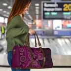 Australia Breast Cancer Awareness Travel Bag Pink Dragonflies Aboriginal Art - Aussie Hoodie