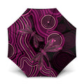Australia Breast Cancer Awareness Umbrella Pink Dragonflies Aboriginal Art - Aussie Hoodie