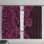 Australia Breast Cancer Awareness Window Curtain Pink Dragonflies Aboriginal Art - Aussie Hoodie