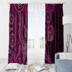 Australia Breast Cancer Awareness Window Curtain Pink Dragonflies Aboriginal Art - Aussie Hoodie