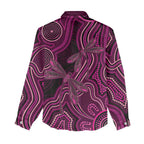 Australia Breast Cancer Awareness Women Casual Shirt Pink Dragonflies Aboriginal Art - Aussie Hoodie