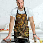 Orange Indigenous Dragonfly Australia Apron Aboriginal Art - Aussie Hoodie