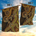 Orange Indigenous Dragonfly Australia Garden Flag Aboriginal Art - Aussie Hoodie