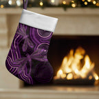 Purple Indigenous Dragonfly Australia Christmas Stocking Aboriginal Art - Aussie Hoodie