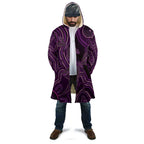 Purple Indigenous Dragonfly Australia Cloak Aboriginal Art - Aussie Hoodie