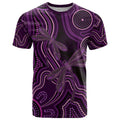 Purple Indigenous Dragonfly Australia T Shirt Aboriginal Art - Aussie Hoodie