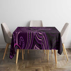 Purple Indigenous Dragonfly Australia Tablecloth Aboriginal Art - Aussie Hoodie