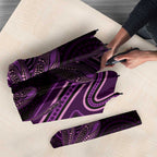 Purple Indigenous Dragonfly Australia Umbrella Aboriginal Art - Aussie Hoodie