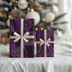 Purple Indigenous Dragonfly Australia Wrapping Paper Aboriginal Art - Aussie Hoodie
