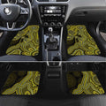 Yellow Indigenous Dragonfly Australia Car Mats Aboriginal Art - Aussie Hoodie