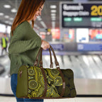 Yellow Indigenous Dragonfly Australia Travel Bag Aboriginal Art - Aussie Hoodie