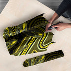 Yellow Indigenous Dragonfly Australia Umbrella Aboriginal Art - Aussie Hoodie
