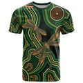Green Indigenous Dragonfly Australia T Shirt Aboriginal Art - Aussie Hoodie