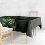 Green Indigenous Dragonfly Australia Tablecloth Aboriginal Art - Aussie Hoodie