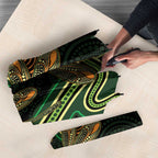 Green Indigenous Dragonfly Australia Umbrella Aboriginal Art - Aussie Hoodie