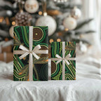 Green Indigenous Dragonfly Australia Wrapping Paper Aboriginal Art - Aussie Hoodie