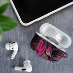 Australia Indigenous AirPods Case Breast Cancer Pink Robin Bottlebrush Aboriginal Art - Aussie Hoodie