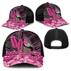 Australia Indigenous Baseball Net Cap Breast Cancer Pink Robin Bottlebrush Aboriginal Art - Aussie Hoodie