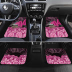 Australia Indigenous Car Mats Breast Cancer Pink Robin Bottlebrush Aboriginal Art - Aussie Hoodie