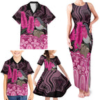 Australia Indigenous Family Matching Tank Maxi Dress and Hawaiian Shirt Breast Cancer Pink Robin Bottlebrush Aboriginal Art - Aussie Hoodie