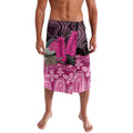 Australia Indigenous Lavalava Breast Cancer Pink Robin Bottlebrush Aboriginal Art - Aussie Hoodie